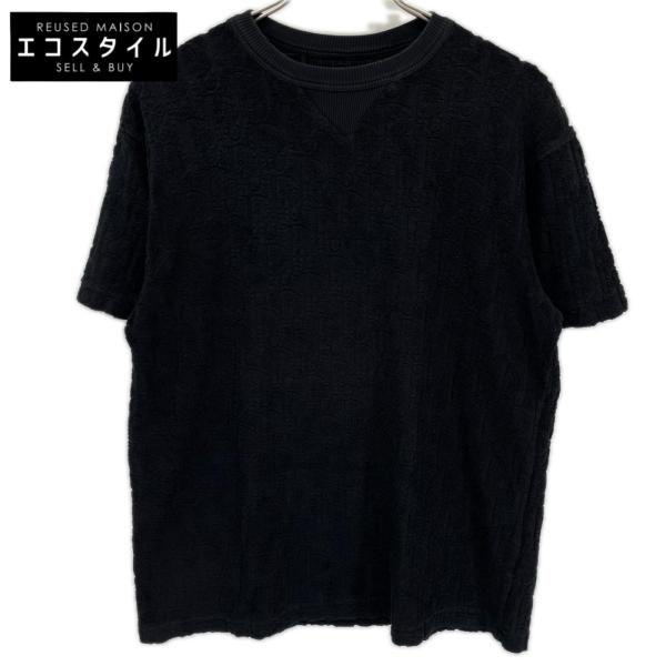 Dior HOMME ディオールオム 113J692A0614 ブラック パイル オブリークT