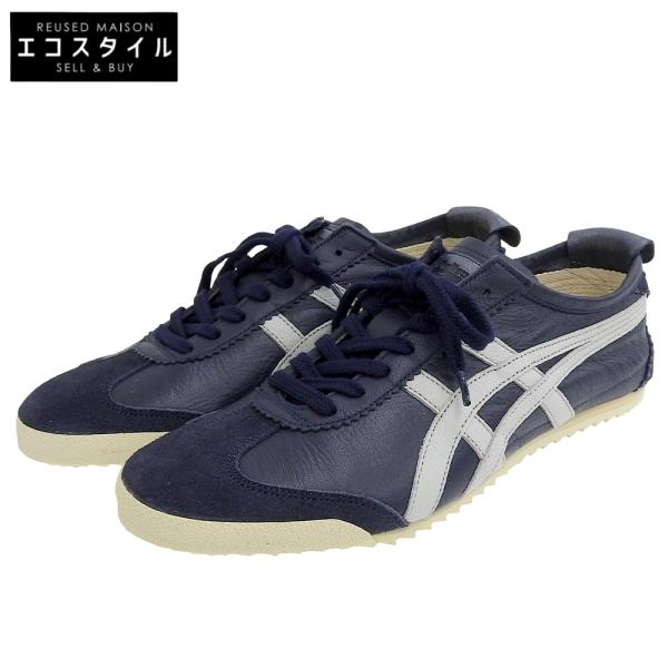 ONITSUKA ネイビー レースアップシューズ ツモリチサト ウォーク tsumori chisato WALK レースアップシューズ
