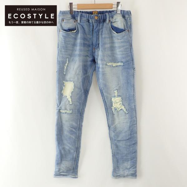 HUMAN MADE DENIM PANTS ヒューマンメイド デニム パンツ HUMAN MADE ヒューマンメイド RELAX DENIM PANTS ダメージ加工