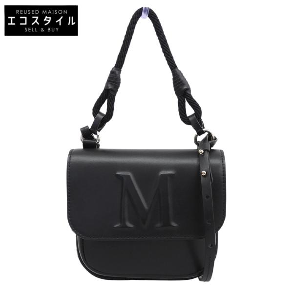 美品 マックスマーラ ショルダーバッグ 2way 斜め掛け 鍵 レザー ブルー Max Mara（マックスマーラ） 美品 レザー M 2WAY ショルダー ポーチ