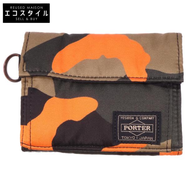 PORTER 美品 ポーター 384-17810 PS CAMO WALLET ピーエス カモ