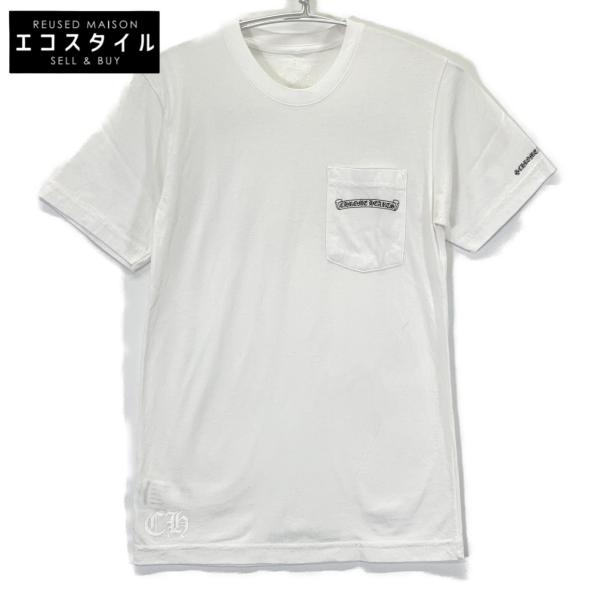 新品未使用！クロムハーツ　スクロールラベル　Tシャツ　M 新品】Chrome Hearts スクロール ラベル Tシャツ M ブラック