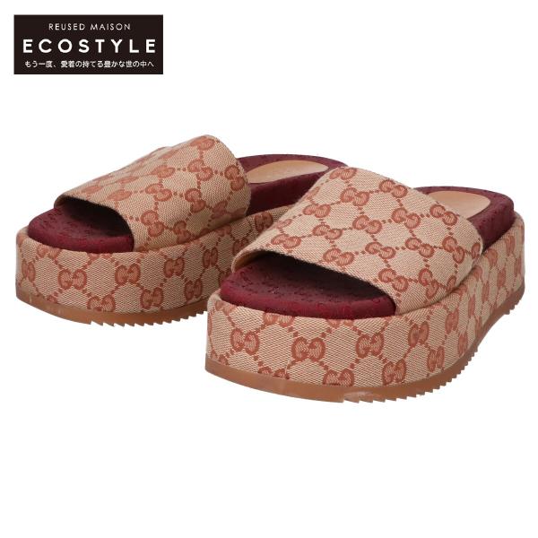 グッチサンダル37.5 グッチ(GUCCI)グッチ サンダル 靴 レディース 105799