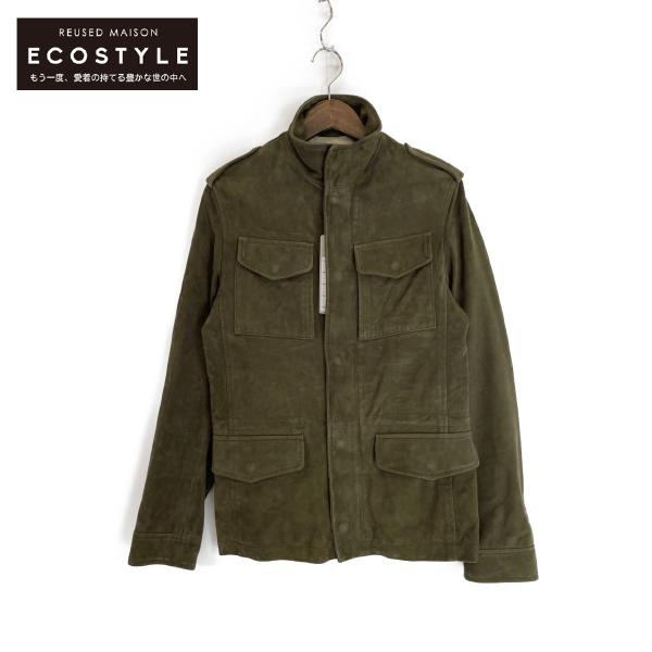 SILENCE サイレンス 1798 カーキ ゴートスウェード M-65 ジャケット 42
