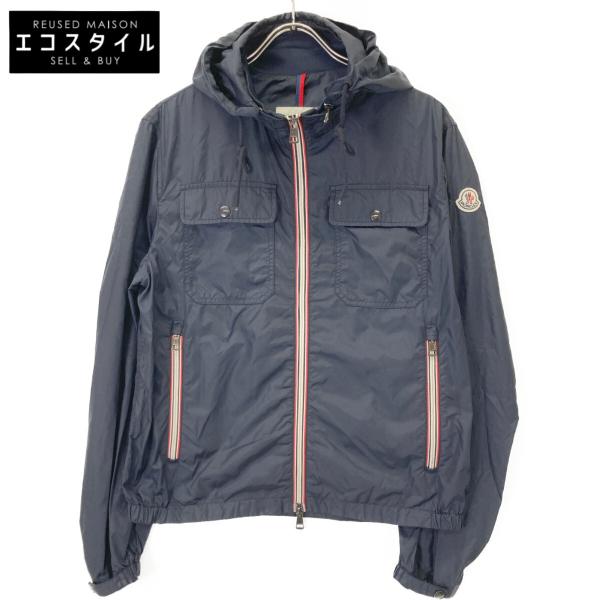 未使用級　MONCLER　パーカー　ネイビー　AYROLLETTE ナイロン 未使用級 MONCLER パーカー ネイビー AYROLLETTE ナイロン