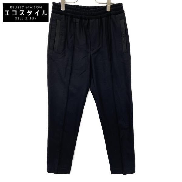 MONCLER（モンクレール） PANTALONE ブラック ウール ジョブパンツ