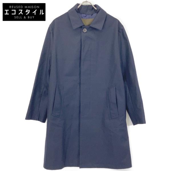 新品 Mackintosh マッキントッシュ 40 ネイビー ステンカラーコート Mackintosh（マッキントッシュ） 英国製 ネイビー ウール ステンカラー