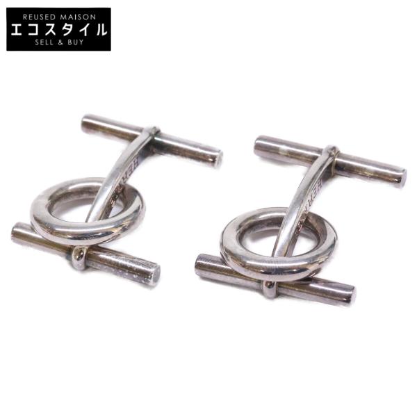 エルメス HERMES シェーヌダンクル カフリンクス カフス Ag925 希少 HERMES エルメス Ag925 シェーヌダンクル カフリンクス カフス メンズ