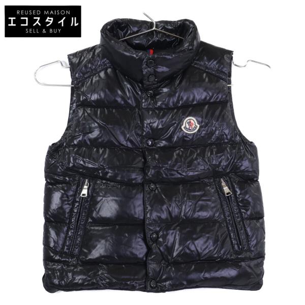 美品！モンクレール★TIB★ブラック★サイズ4 ダウンベスト★国内正規 MONCLER（モンクレール） 美品/ TIB ダウン ベスト 4 ブラック キッズ