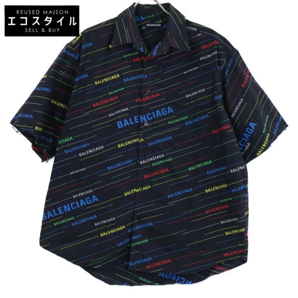 BALENCIAGA バレンシアガ フラワー総柄 レディース クルーネック 半袖Tシャツ マルチカラー 578133 THV71 BALENCIAGA(バレンシアガ) フラワー総柄 レディース クルーネック 半袖