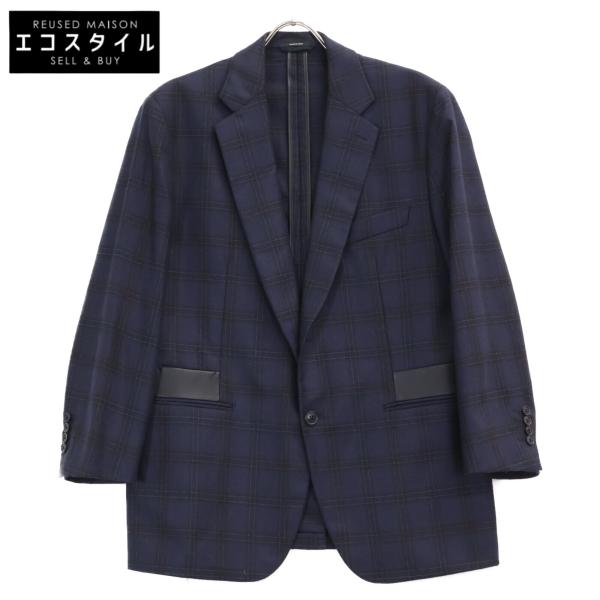 HERMES エルメス 【美品/国内正規】G19801 ウールｘカシミヤ 2Bテーラードジャケット 56 美品/国内正規 HERMES エルメス G19801 ウールxカシミヤ 2Bテーラード