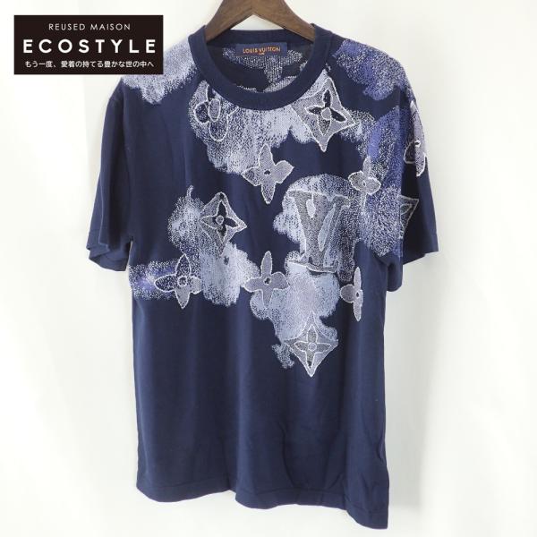 Louis Vuitton ウォーターカラーモノグラムニットTシャツ XL 1723145350012.jpg