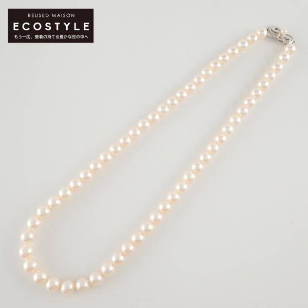 1846 ミキモトパールネックレスK18WGホワイトゴールド40cm MIKIMOTO