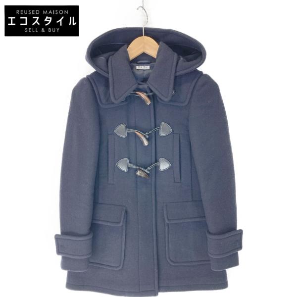 miu miu（ミュウミュウ） 16年製 ネイビー MS1258 ウール ダッフル