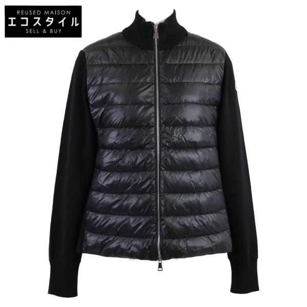 MONCLER - モンクレール 【美品/国内正規/22年製】I10939B00018 CARDIGAN TRICOT ニット切替ダウン M wine-king_6889900000011655