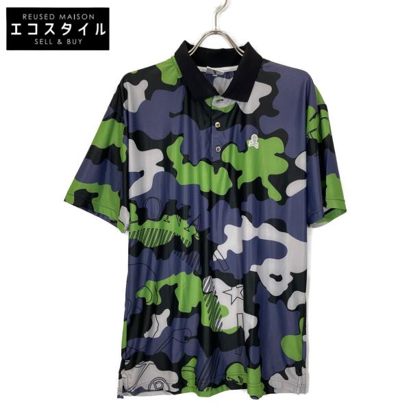 未使用品級 MARL&LONA ポロシャツ 50 XL相当 カモフラ 未使用品級 MARL&LONA ポロシャツ 50 XL相当 カモフラ 未使用品