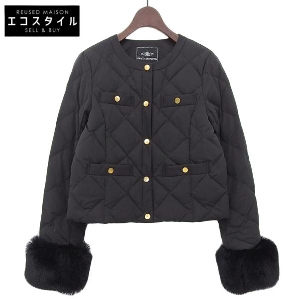 GRACE CONTINENTAL（グレースコンチネンタル） ファー付き ノーカラー