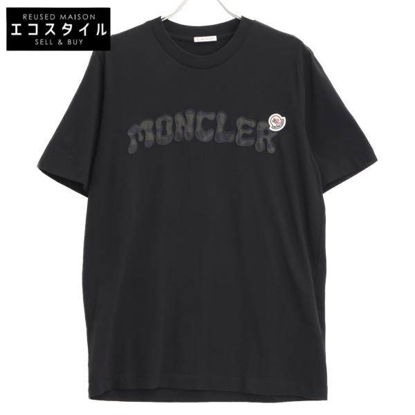 22年製 MONCLER モンクレール ロゴ Tシャツ MONCLER モンクレール 22年製 コットン ラージロゴプリント T