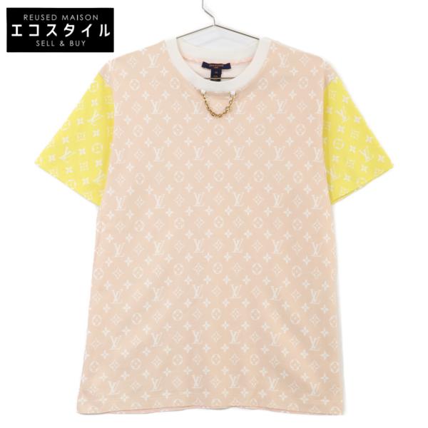 ルイヴィトン 国内正規 22年製 RW222J N56 モノグラム プリント 半袖Tシャツ M 美品 LOUIS VUITTON ルイヴィトン 国内正規 22年製 RW222J N56