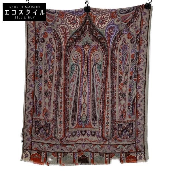 ETRO（エトロ） 美品/国内正規 112-10028-5337 ペイズリー柄 カシミヤ