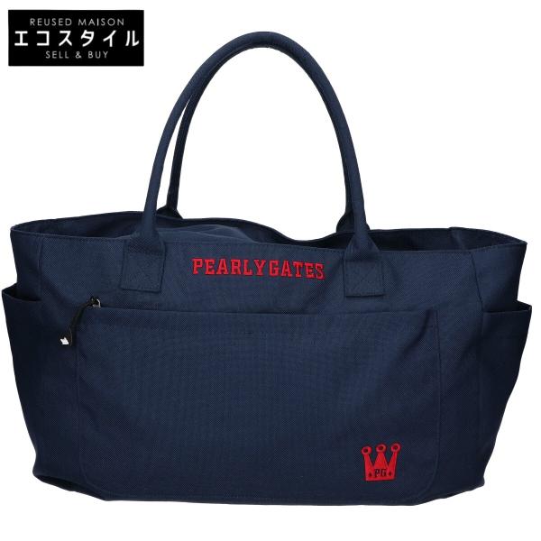 PEARLY GATES（パーリーゲイツ） ロゴ入り トートバッグ ネイビー