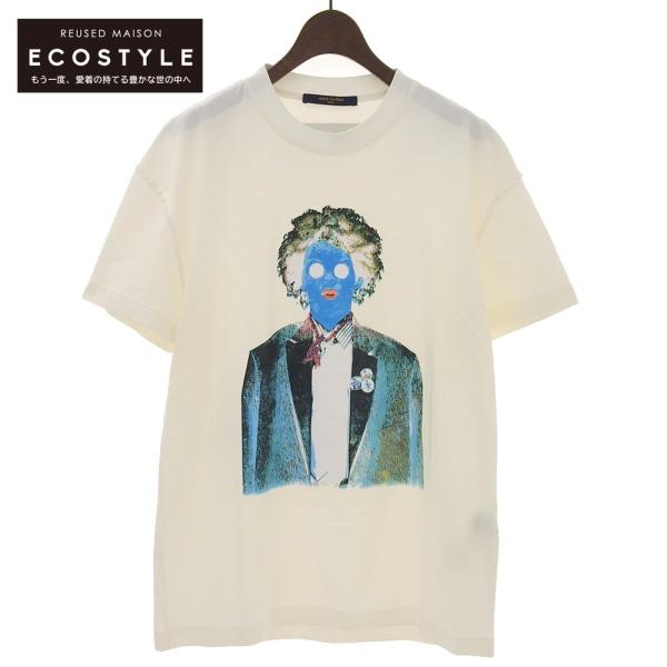 LOUIS VUITTON End Goal Tシャツ Louis Vuitton End Goal LV Crewneck White Men's - FW21 - US