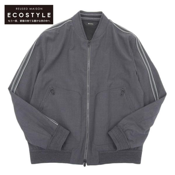 美品 Z Zegna ジーゼニア TECHMERINO WASH＆GO ジップアップ