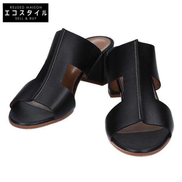 新品同様/ HERMES エルメス オスティア Hロゴ オープントゥ 新品同様/ HERMES エルメス オスティア Hロゴ オープントゥ