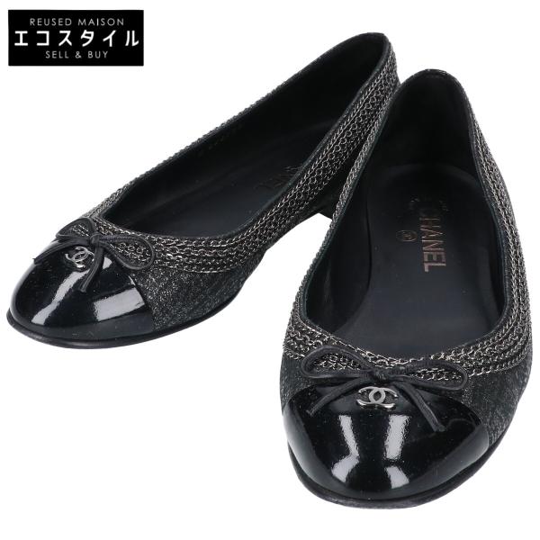 新品未使用　CHANEL バレリーナ　38 1/2 cm CHANEL - CHANEL シャネル レディース バレリーナ フラット