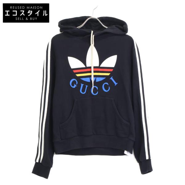 並行輸入品 アディダス グッチ パーカー ジャンバー メンズレディース券用 XL GUCCI 国内正規/ グッチ xadidasアディダス 692107 ロゴ プル