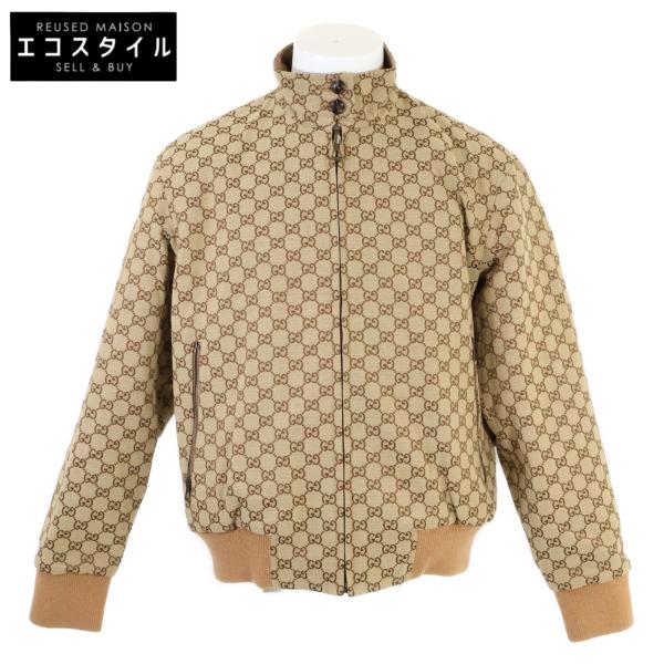 GUCCI 美品/国内正規 グッチ 717009 GG柄 リバーシブル ジップ