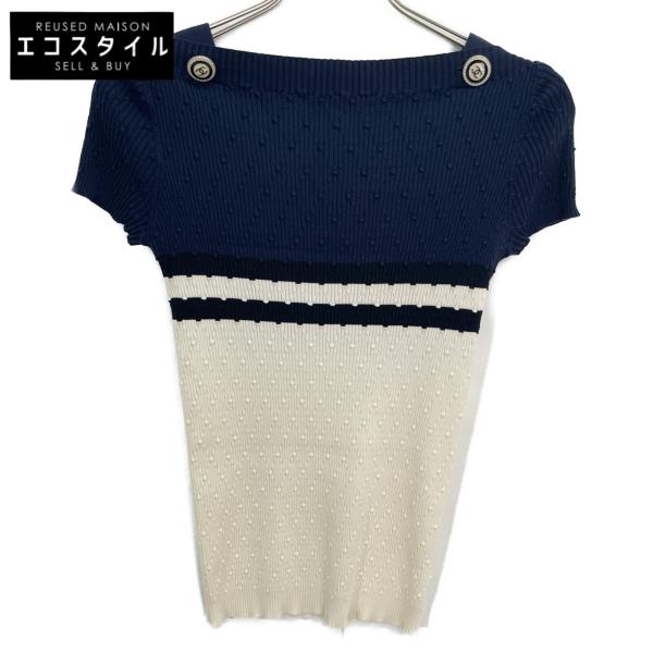 CHANEL シャネル/半袖コットンニット/P53691K06984/ABランク/82【中古】 シャネル(CHANEL)シャネル 半袖ニット ニット 衣料品 トップス