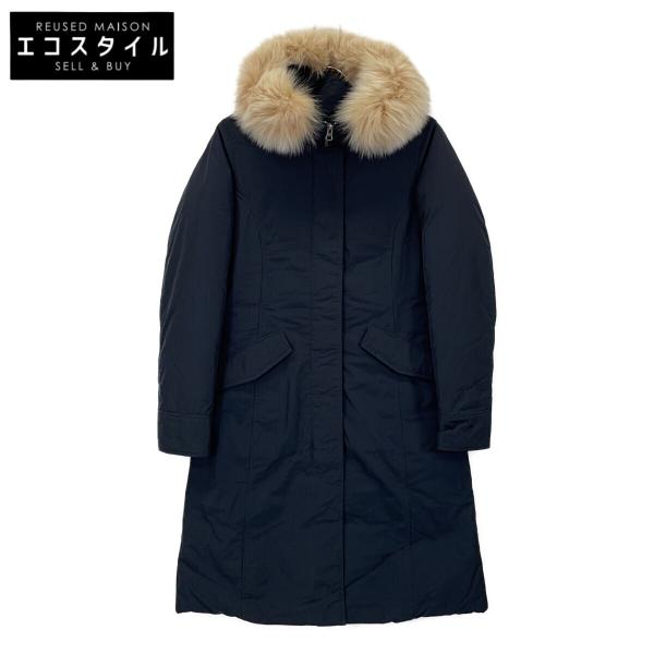 WOOLRICH（ウールリッチ） ネイビー 152303 フォックスファー付き