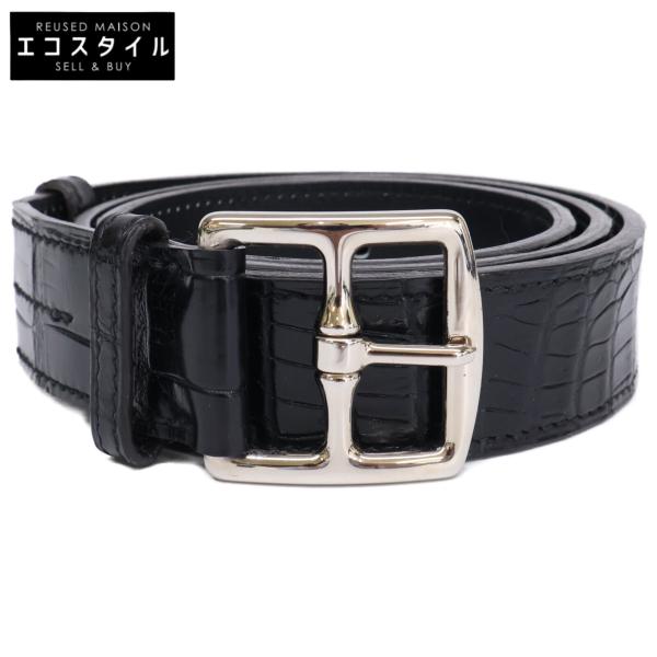 美品 HERMES エルメス エトリヴィエール ポロサス クロコダイルレザー