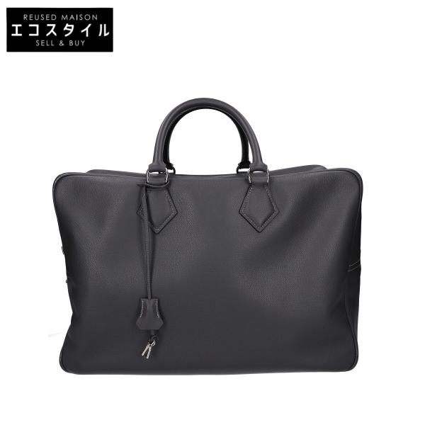 HERMES エルメス □J刻印 ヴォーエプソン プリュム45 ボストンバッグ