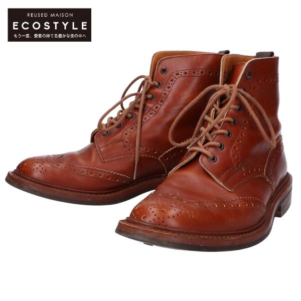 美品 Trickerトリッカーズ M2508 MALTON UK8.5 Tricker's（トリッカーズ） M2508 MALTON モルトン レザーカントリー