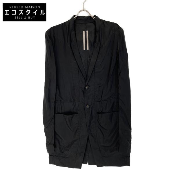 リックオウエンス ブラック FOGACHINE 22SS RU01B1723-JX シャツジャケット 46 wine-king_6909500000008839