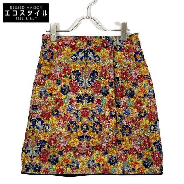 CELINE（セリーヌ） ゴールド 花柄 ゴブラン織り 2F83/3904 フィービー