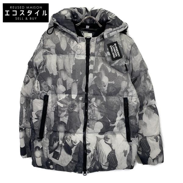 バーバリーダウンジャケット メンズ BURBERRY（バーバリー） 8024027 転写プリント ダウンジャケット