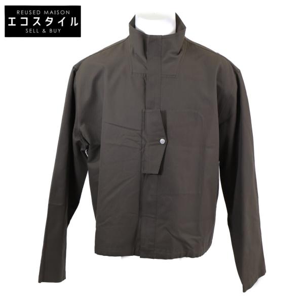美品/国内正規 HERMES エルメス 466130H4 コットンツイル ジップアップ