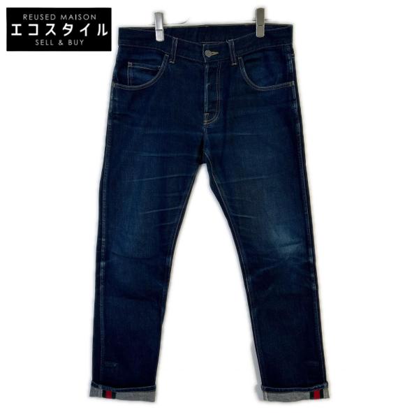 GUCCI（グッチ） インディゴ 430368 シェリーライン ストレートデニム