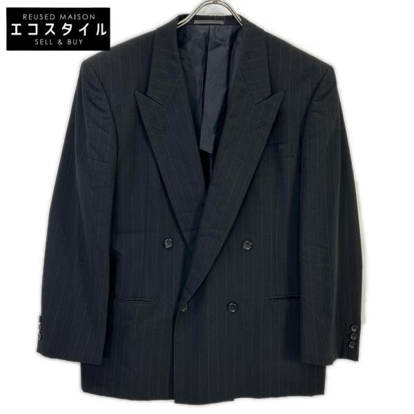 COMME des GARCONS HOMME DEUX AD1992 ストライプ ダブルジャケット 黒