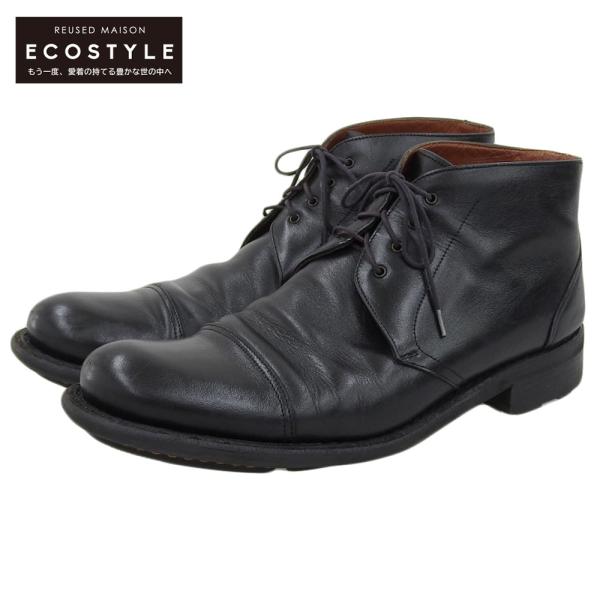 パラブーツ Paraboot パラブーツ LORSEN チャッカブーツ シューズ メンズ ブラック レザー 6.5 060812 6.5 wine-king_7765400000018987