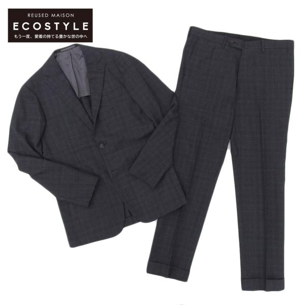 【美品】リングジャケットマイスターチェックテーラードジャケット RING JACKET リングヂャケット マイスターシリーズ ウール