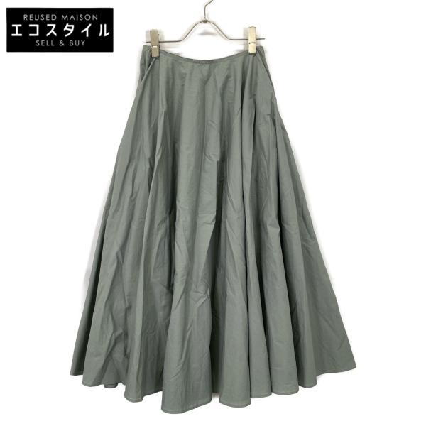 YLEVE イレーヴ 168-9130026 フレア ロング スカート 1 グリーン  