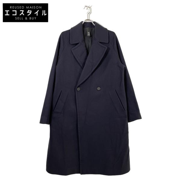 ゆ*ー様 【美品】hevo ベルト付きロングダブルチェスターコート　46 美品】hevo ベルト付きロングダブルチェスターコート 46 - メルカリ