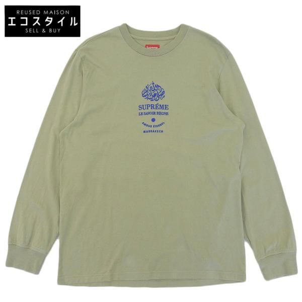 Supreme Marrakech L/S オリーブ　Mサイズ Supreme（シュプリーム） Marrakech L/S Tee コットン100% トップス