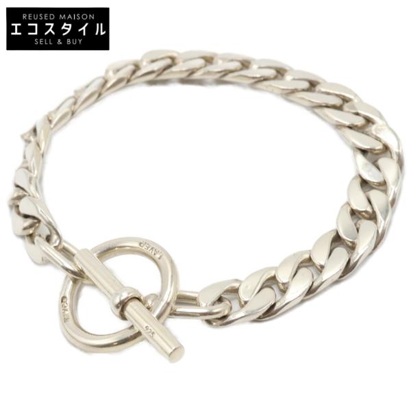 laver シルバー925 喜平 チェーンブレスレット LAVER ラバー 925 9MM CURB CHAIN T BAR 喜平チェーン ブレスレット