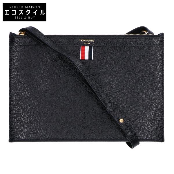 美品 THOM BROWNE トムブラウン ペブルグレインレザー スモール 