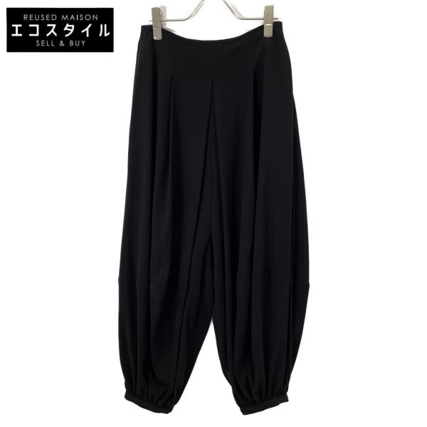 enfold バルーンパンツ ENFOLD エンフォルド 22AW ブラック ポリエステル ダブルクロス